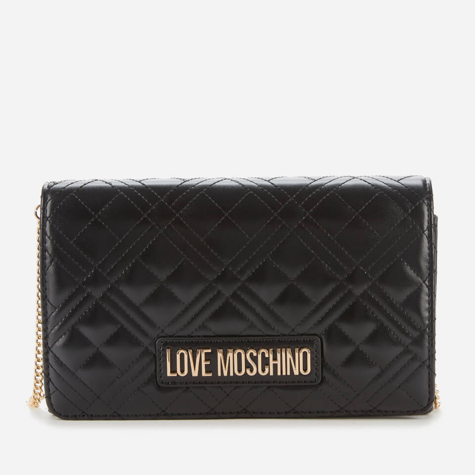 Love Moschino Women's Quilted Chain Bag - Black
