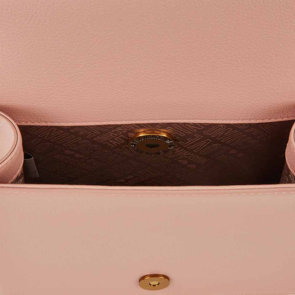 Love Moschino Women's Chain Detail Shoulder Bag - Pink