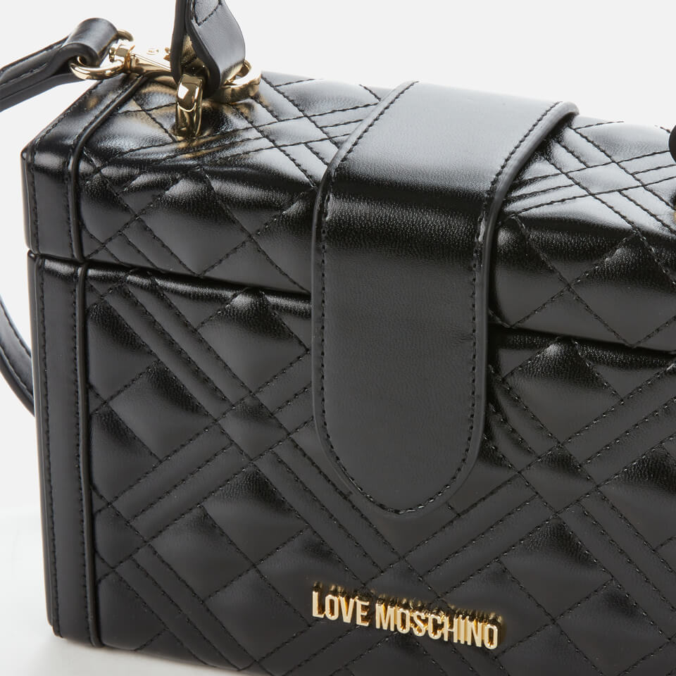 Love Moschino Women's Quilted Box Bag - Black