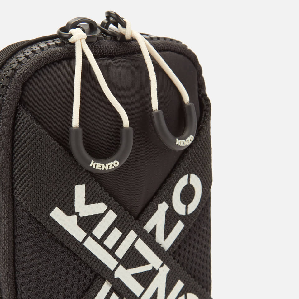 KENZO Men's Sport Phoneholder on Strap - Black