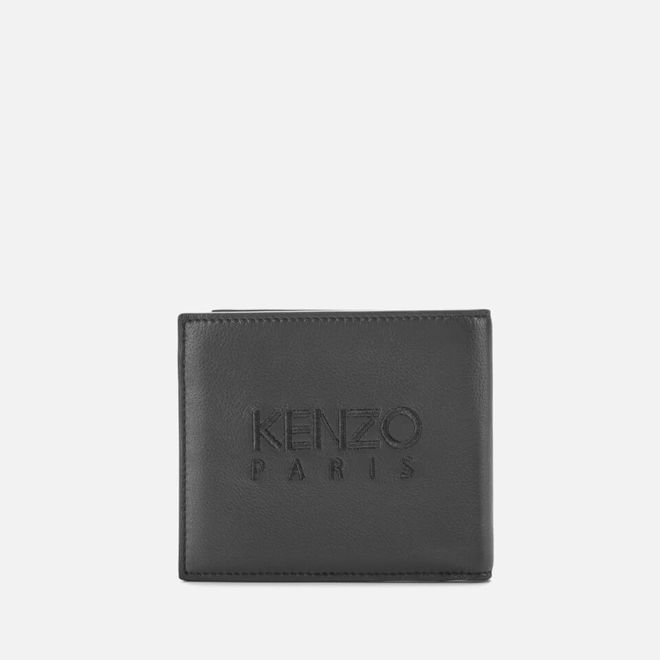 KENZO Men's Kampus Leather Bifold Wallet - Black
