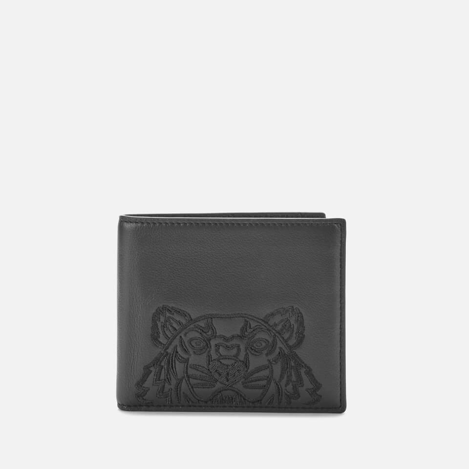 KENZO Men's Kampus Leather Bifold Wallet - Black