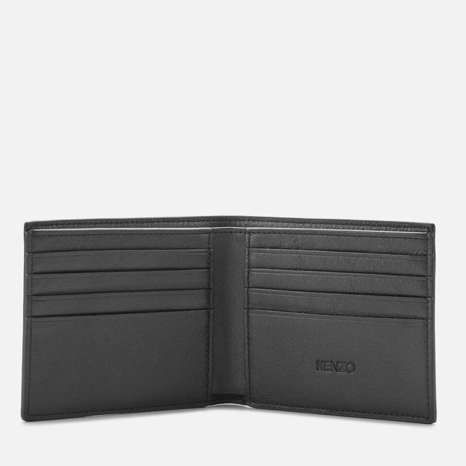 KENZO Men's Kampus Leather Bifold Wallet - Black