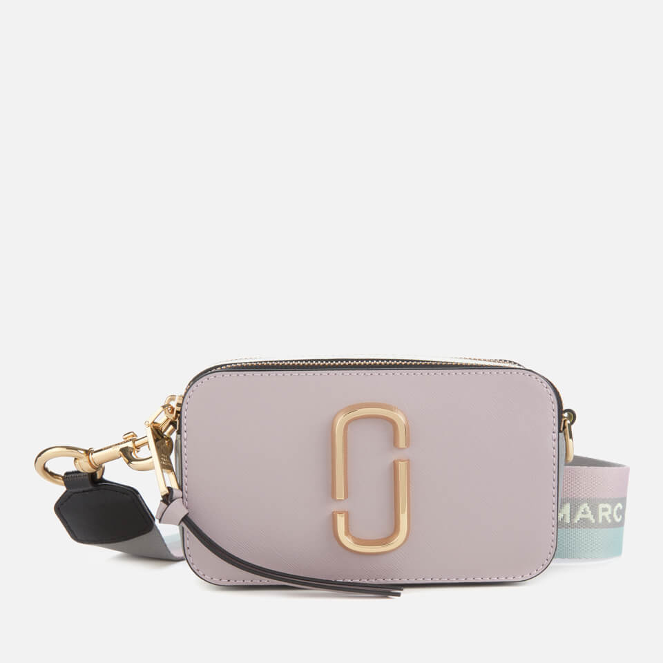Marc Jacobs snapshot coated leather camera bag dusty lilac purple blue purse  in 2023