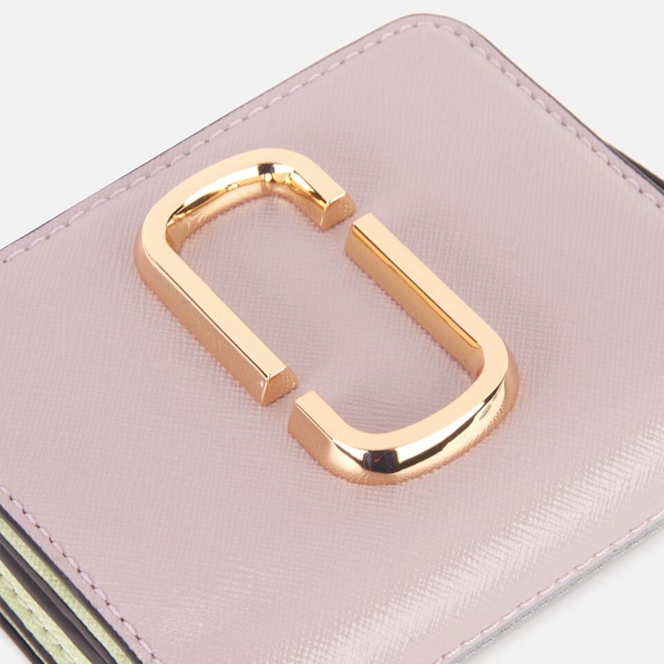 Marc Jacobs Women's Mini Compact Wallet - Dusty Lilac Multi