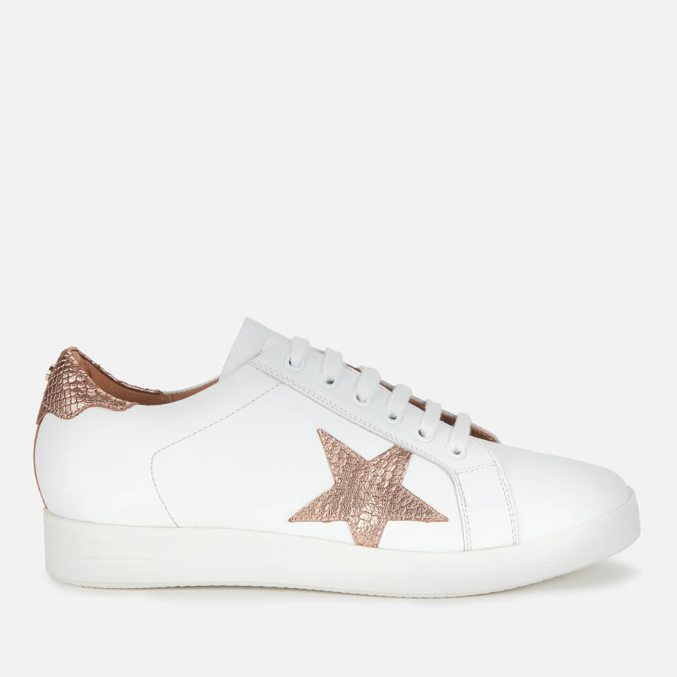 Dune silver trainers deals