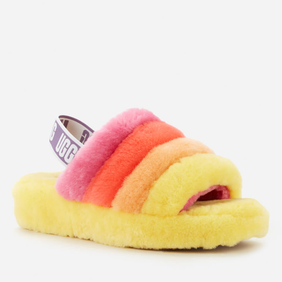 Women's Winter Slippers, Indoor & Outdoor Warm Yellow Plush Slippers With  Removable | SHEIN USA