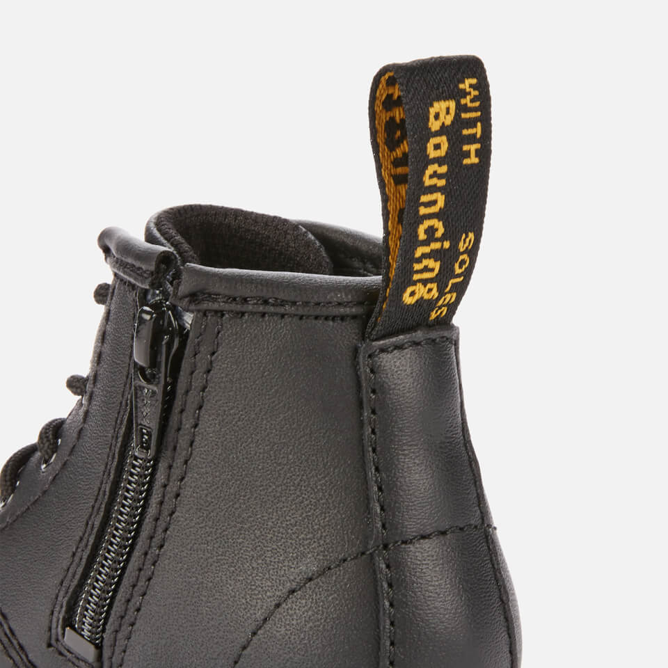 Dr. Martens Toddlers' 1460 Leather Lace-Up 4 Eye Boots - Black