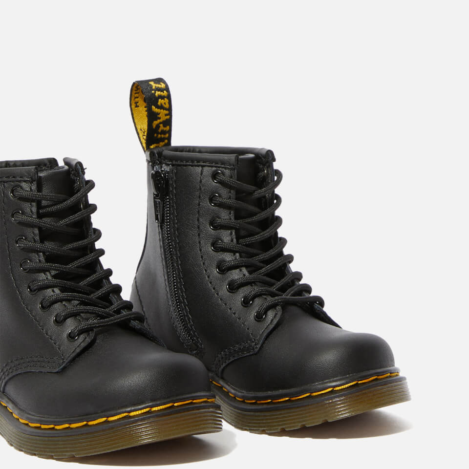 Dr. Martens Toddlers' 1460 Leather Lace-Up Boots - Black