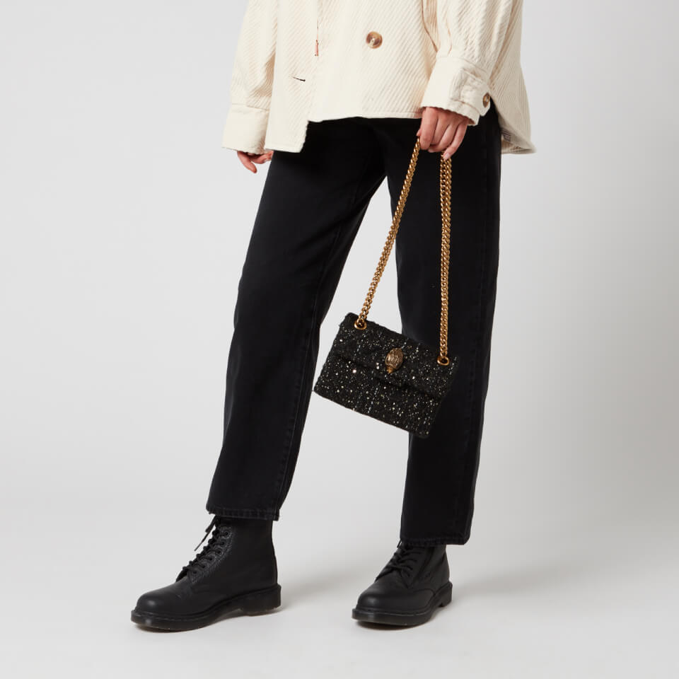 Kurt Geiger London Women's Tweed Mini Kensington Bag - Black