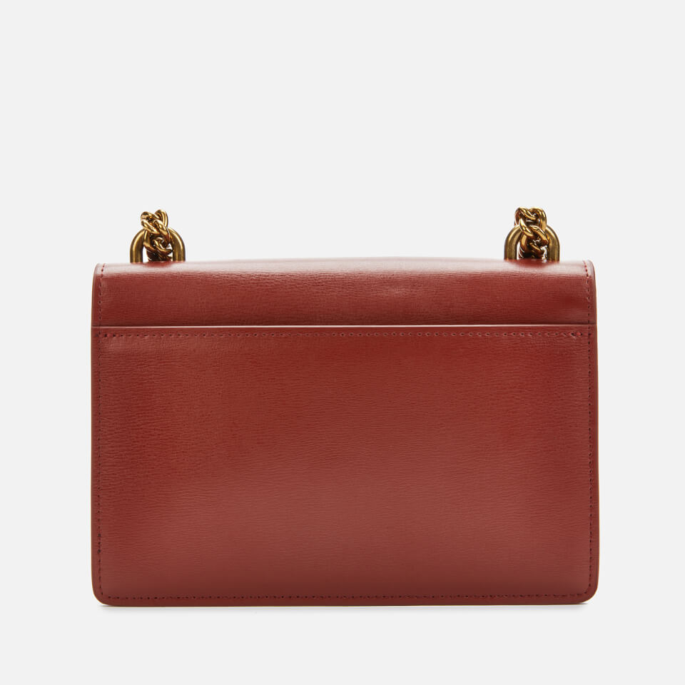 Kurt Geiger London Women's Shoreditch Small Cross Body Bag- Rust
