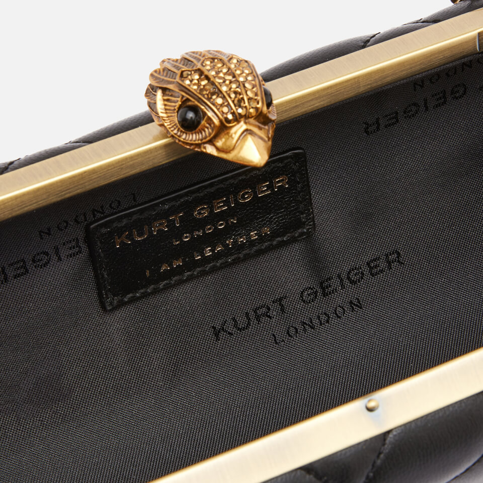 Kurt Geiger London Women's Kensington Oval Clutch - Black
