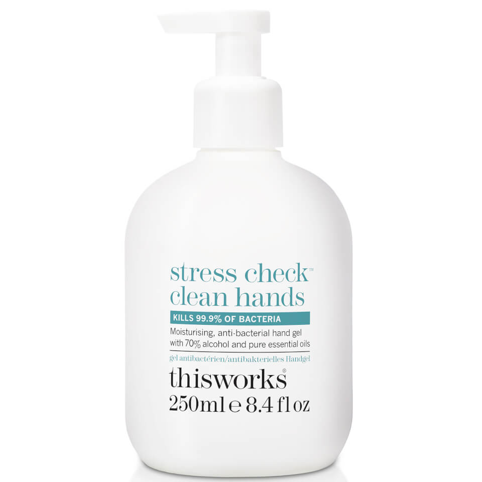 this works Stress Check Clean Hands Gel 250ml
