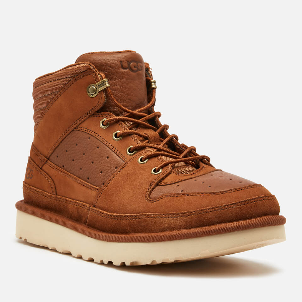UGG Men s Highland Sport Hiker Mid Leather Trainers Chestnut