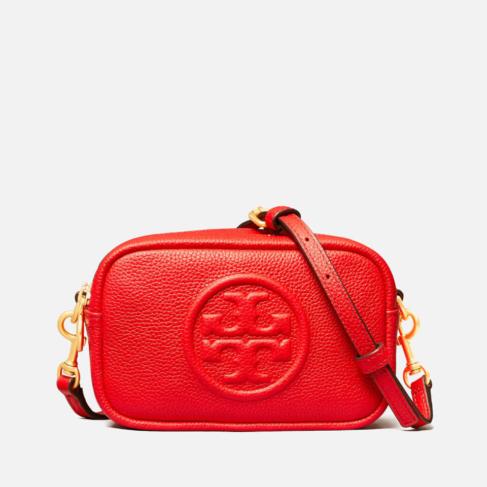 Tory Burch Women's Perry Bombe Pieced Strap Mini Bag - Brilliant Red