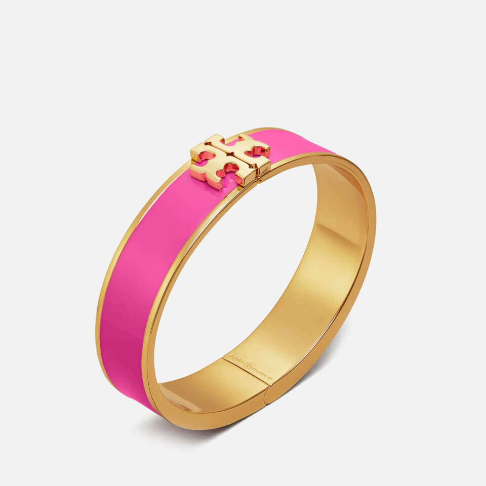 Tory Burch Women's Kira Enamel 14mm Bracelet - Tory Gold/Crazy Pink