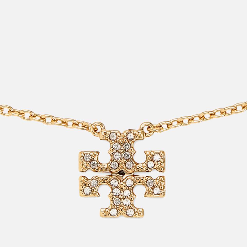 Tory Burch Women's Kira Pave Pendant Necklace - Tory Gold/Crystal