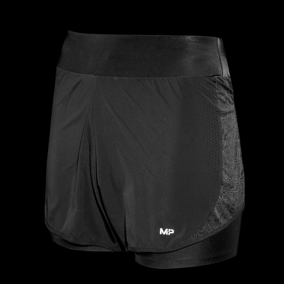 MP Women's Velocity Double Layered Shorts- Black