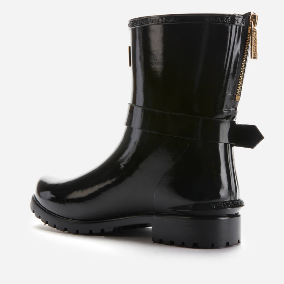 Barbour International Women's Mugello Biker Wellies - Black