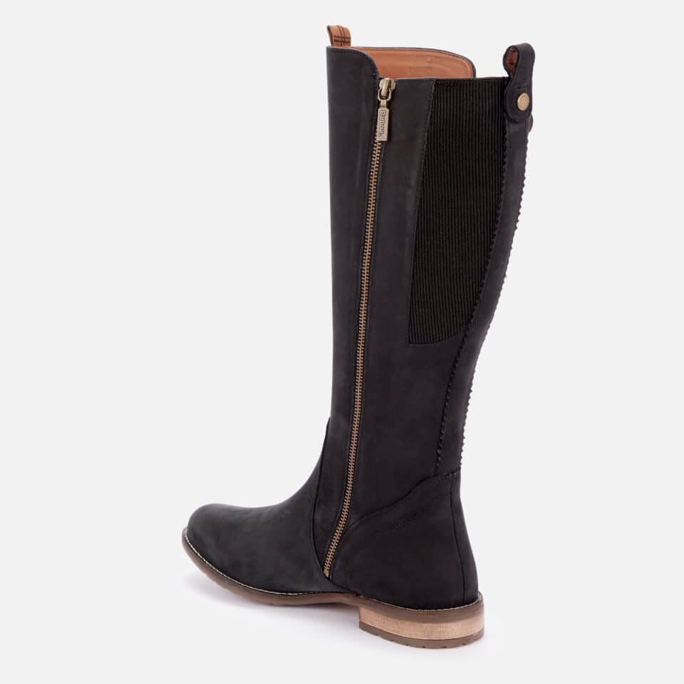Barbour rebecca boots black on sale