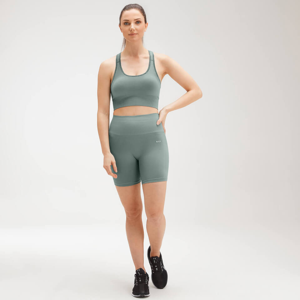 MP Women's Shape Seamless Ultra Cycling Shorts - Washed Green
