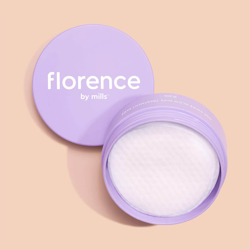 Florence by Mills 1 Swipe Glow Wipe Treatment Pads 30ct