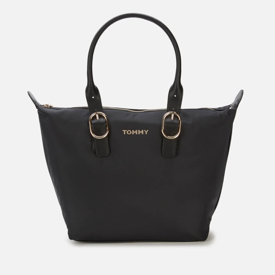 Tommy Hilfiger Women's Recycled Nylon Tote Bag - Black