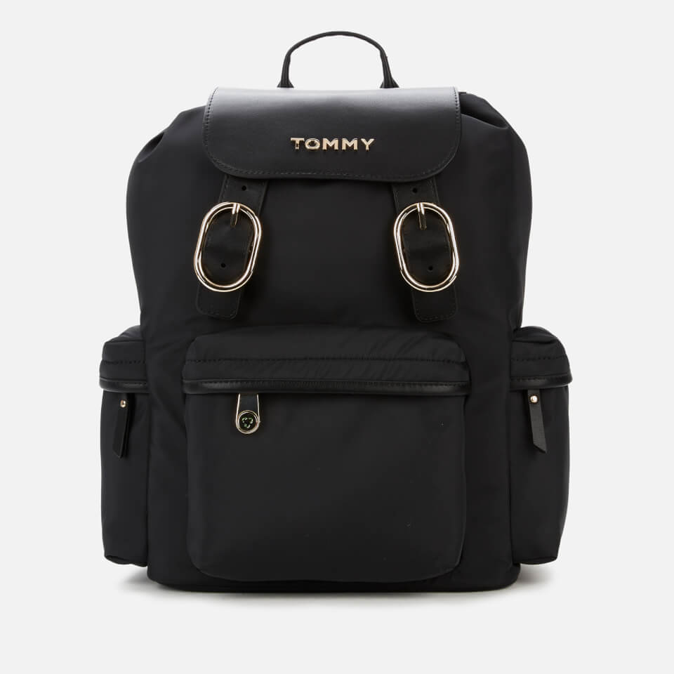 Tommy Hilfiger Women's Recycled Nylon Backpack - Black