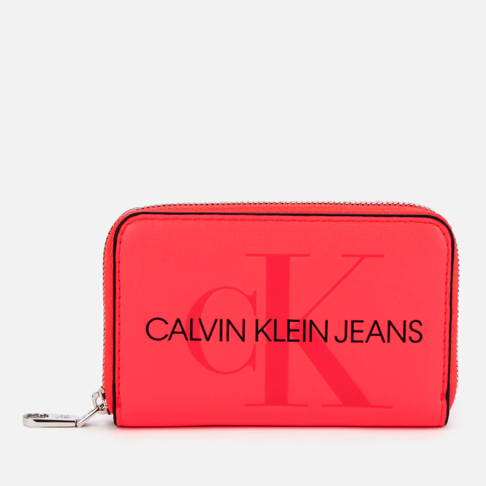 Calvin Klein Jeans Women's Accordion Zip Around - Fluo Pink