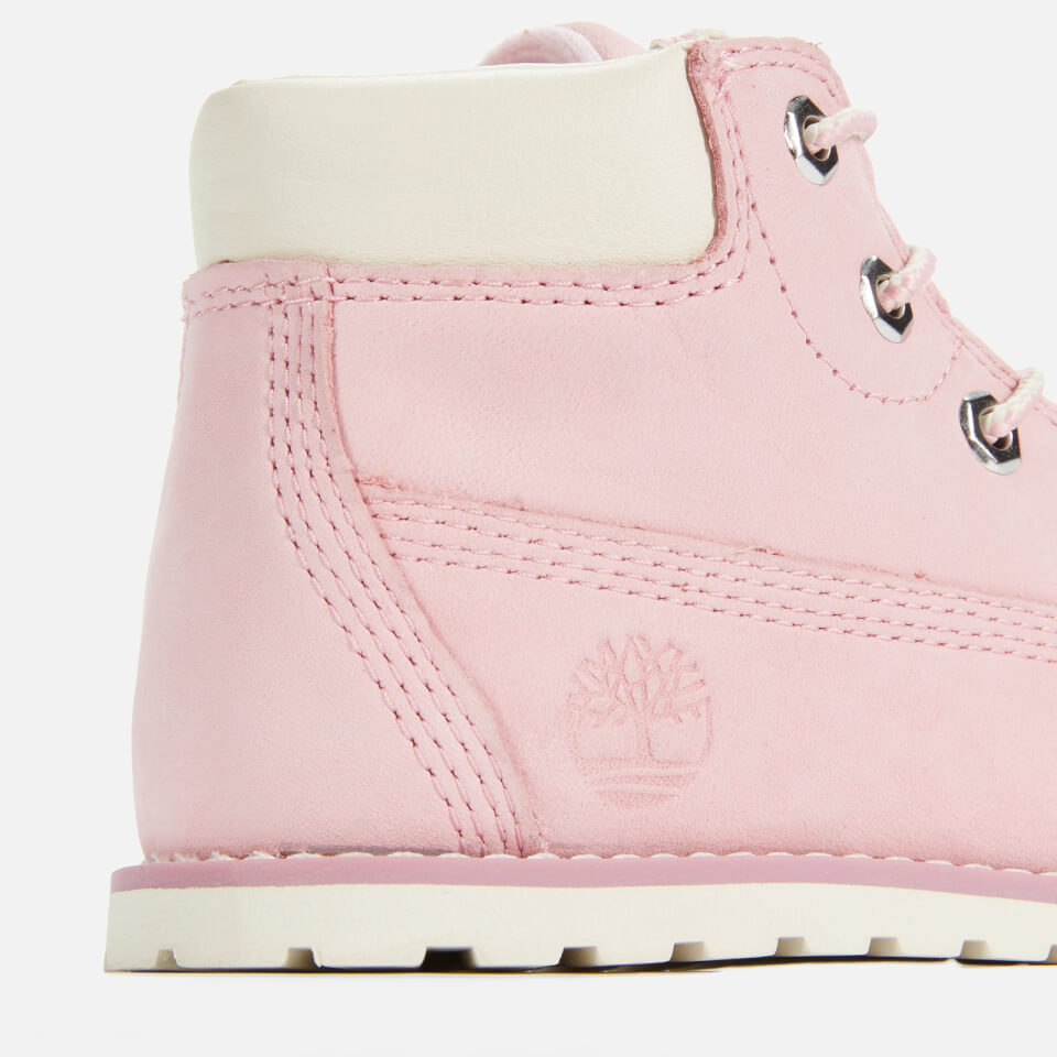 Timberland Toddler's Pokey Pine Size Zip Lace Up Boots - Wheat - UK 11 Toddler