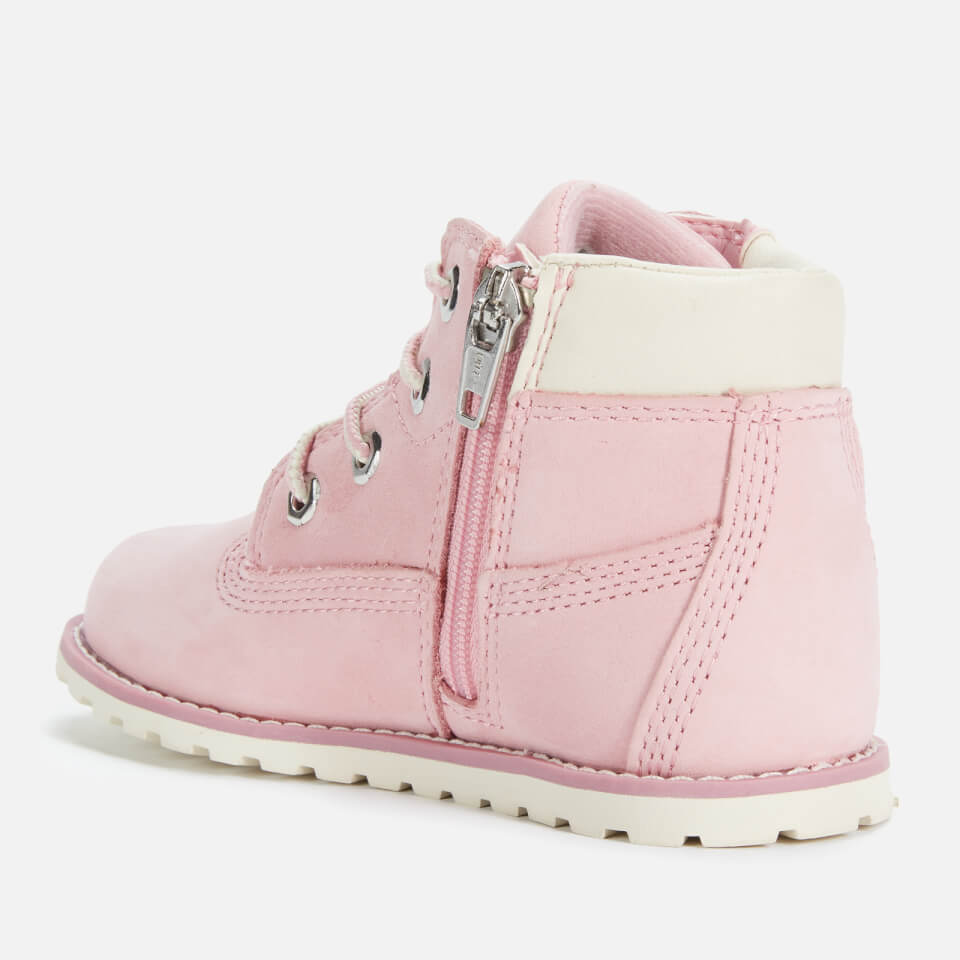 Timberland Toddler's Pokey Pine Size Zip Lace Up Boots - Wheat - UK 11 Toddler
