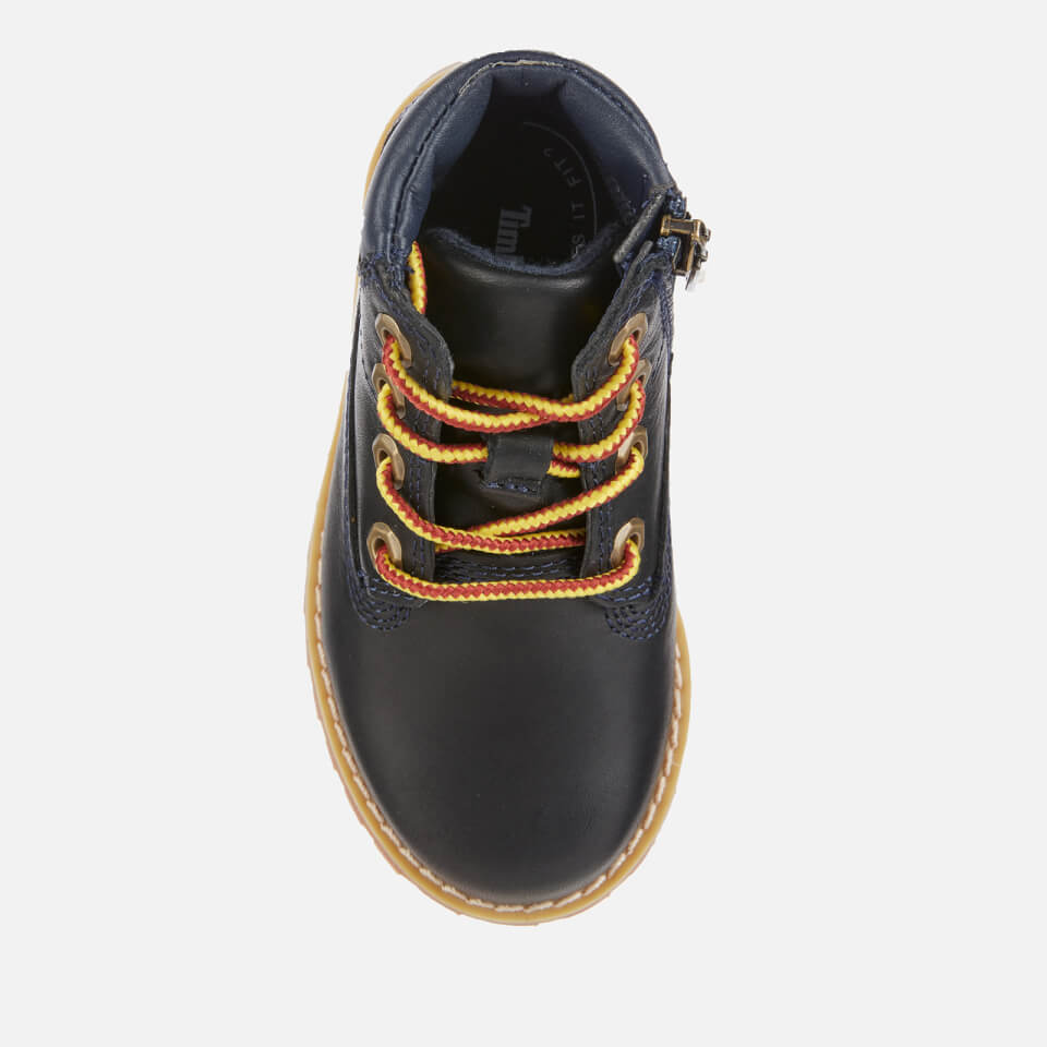 Timberland Toddlers' Pokey Pine Leather 6 Inch Boots - Navy