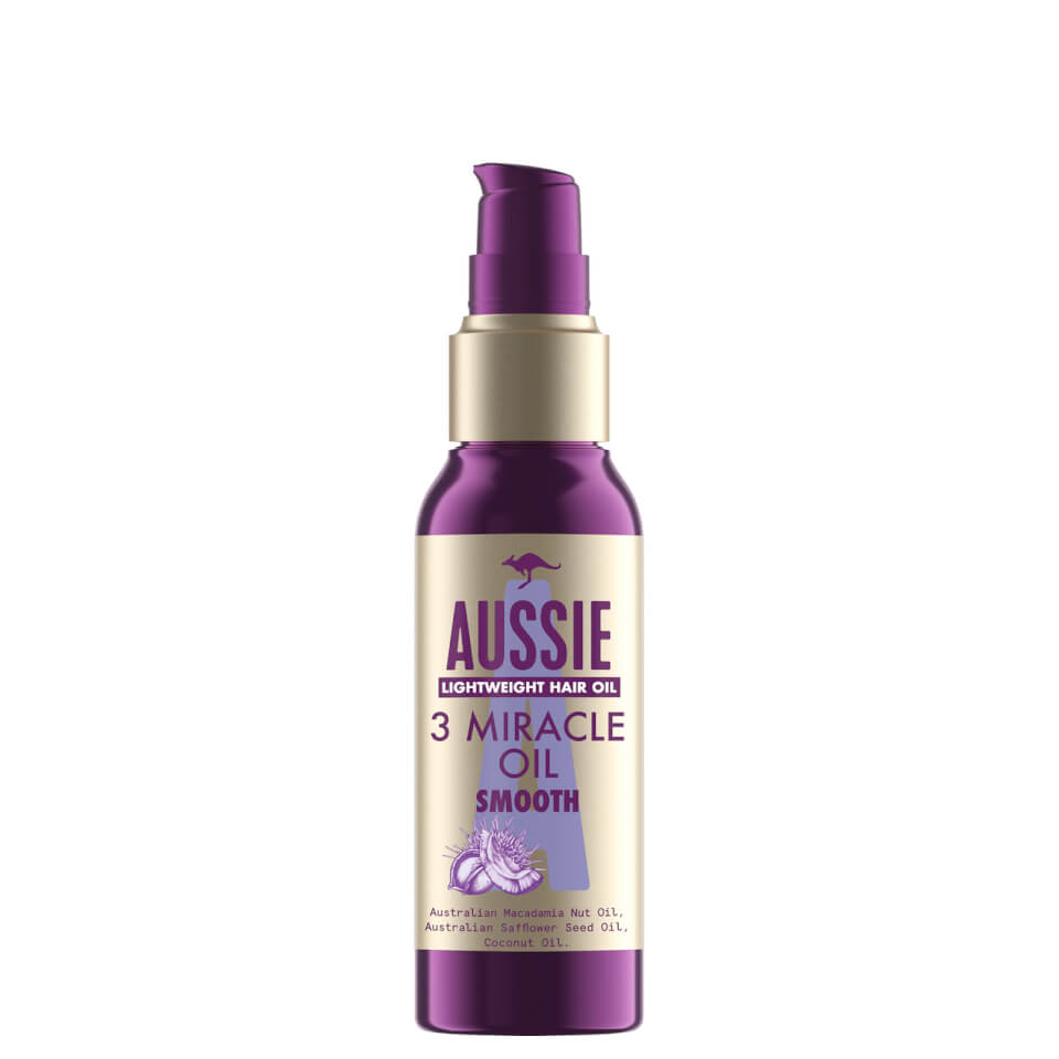 Aussie 3 Miracle Hair Oil Smooth Lightweight Treatment 100ml