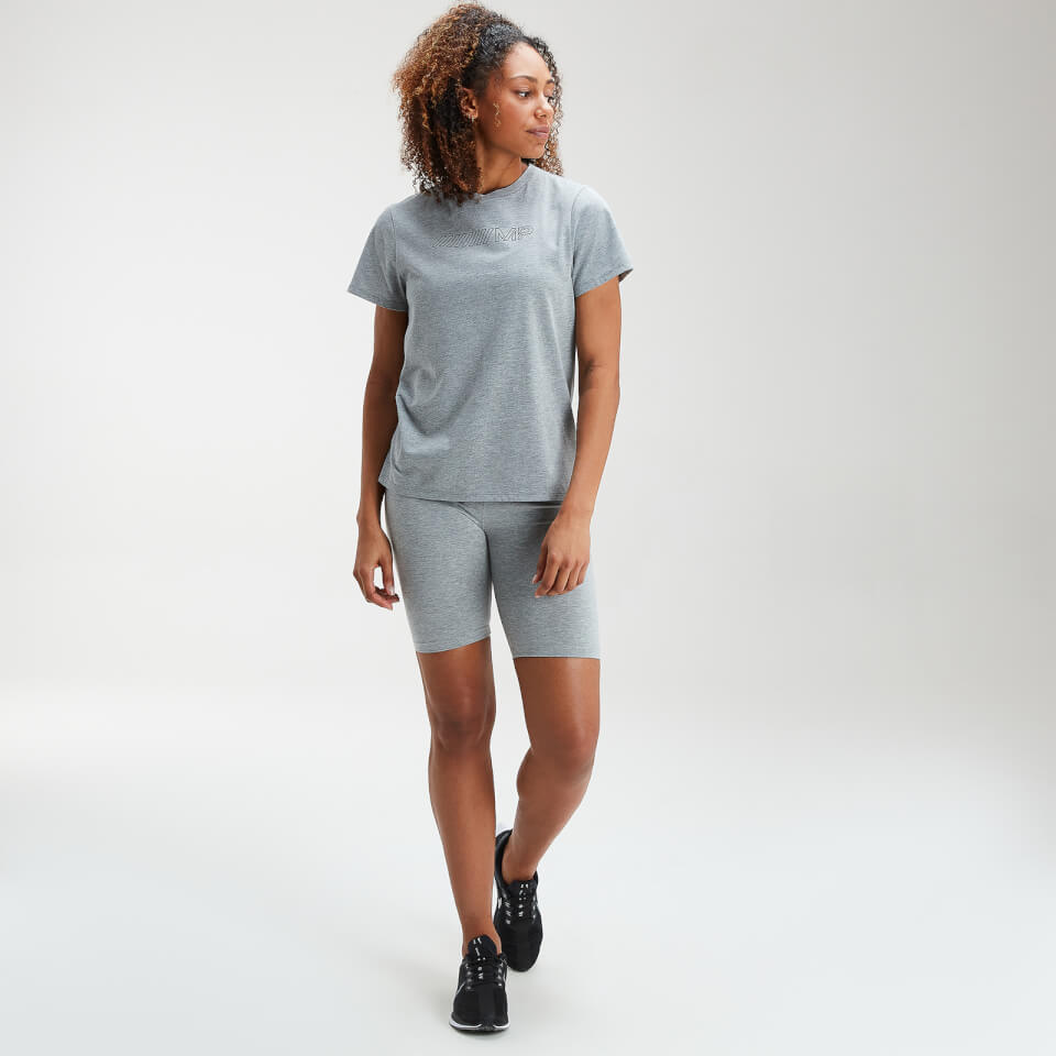 MP Women's Outline Graphic T-Shirt - Grey Marl