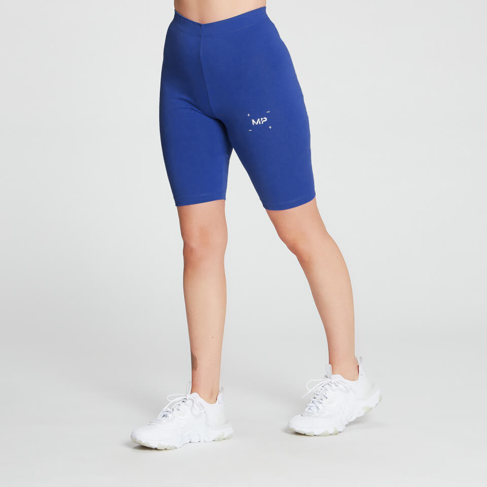 MP Women's Central Graphic Cycling Shorts - Cobalt