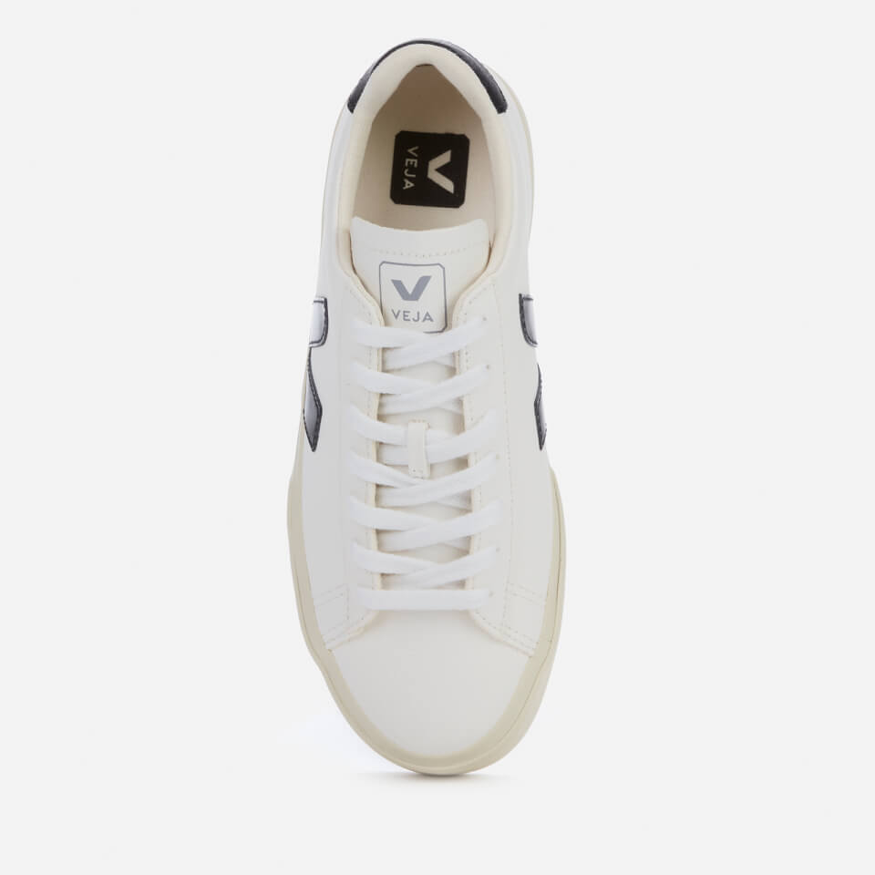 Veja Women's Campo Chrome Free Leather Trainers - Extra White/Black