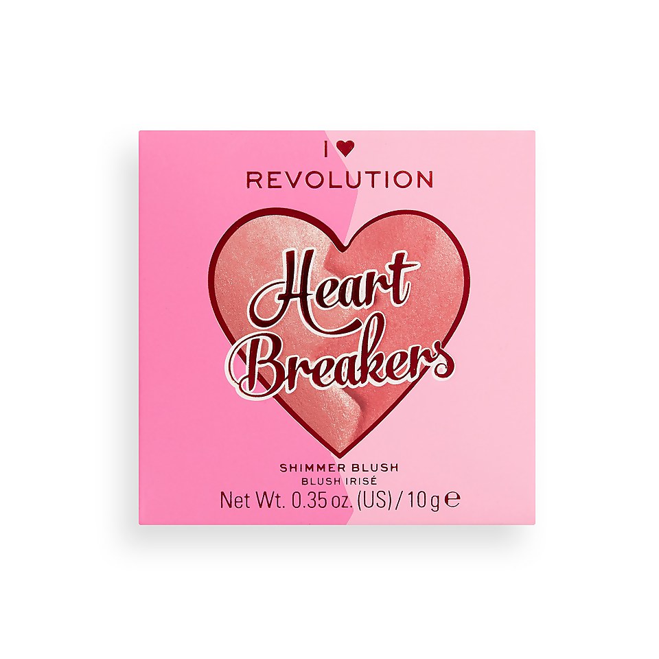 I Heart Revolution Heartbreakers Shimmer Blush - Strong