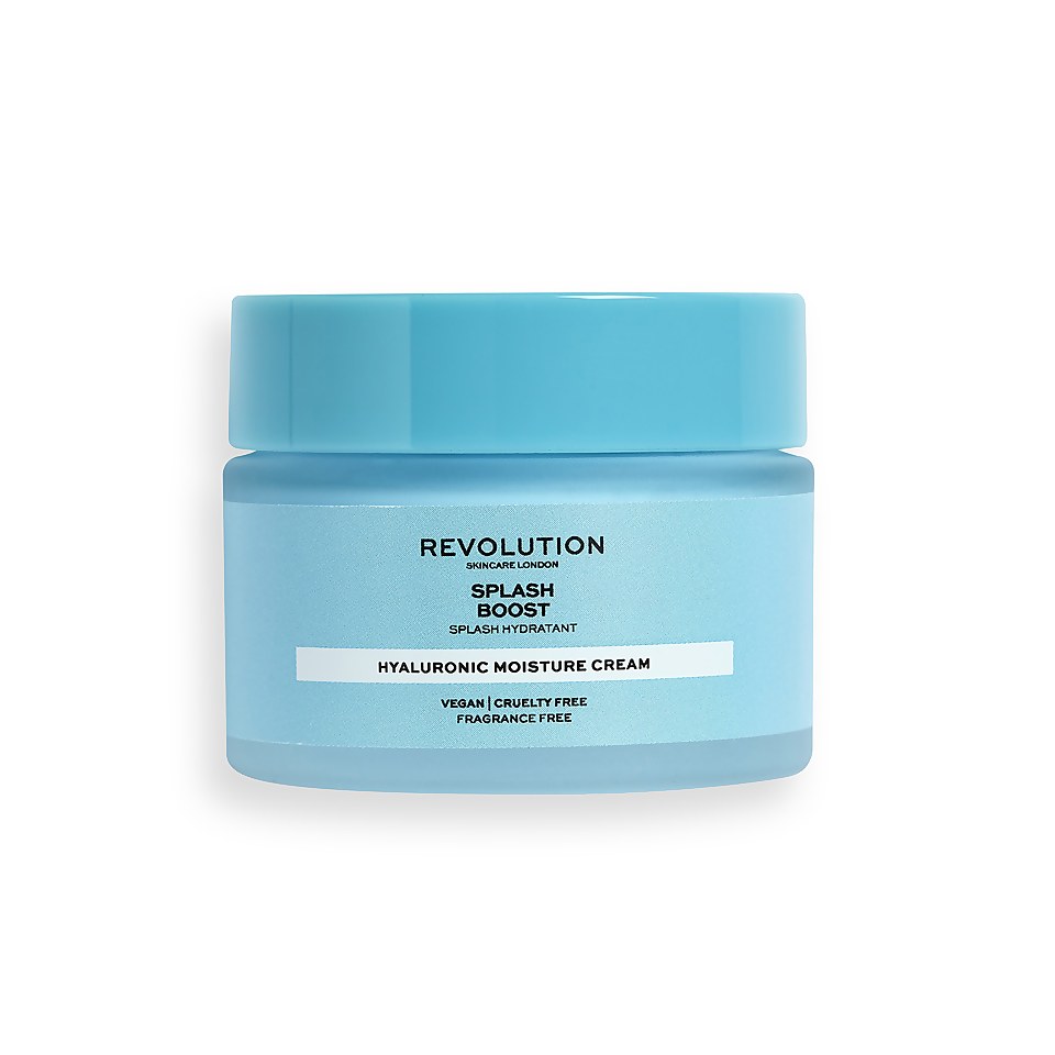 Revolution Skincare Splash Boost Moisture Cream with Hyaluronic Acid 50ml