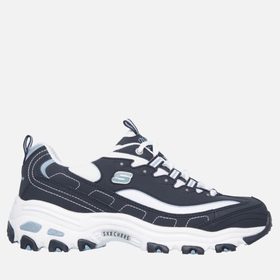 Skechers Women s D Lites Biggest Fan Navy White Allsole