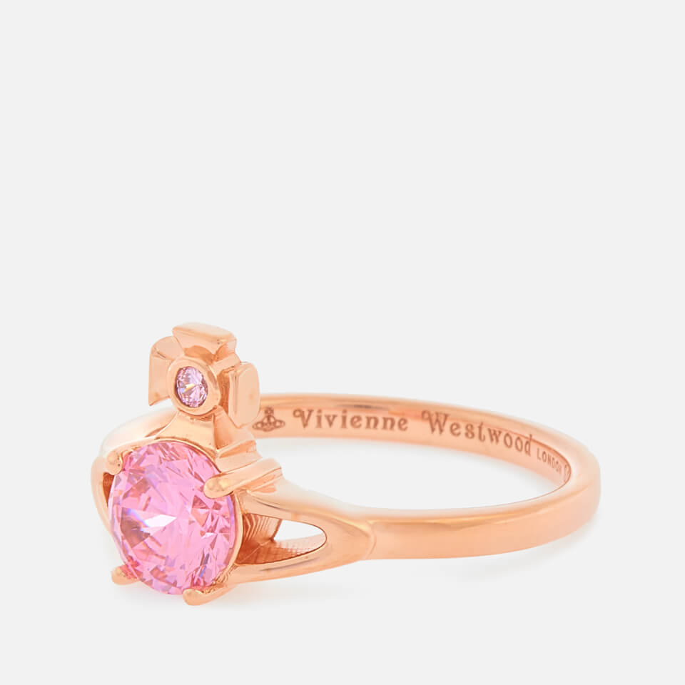 Vivienne Westwood Women's Reina Petite Ring - Pink Gold Pink