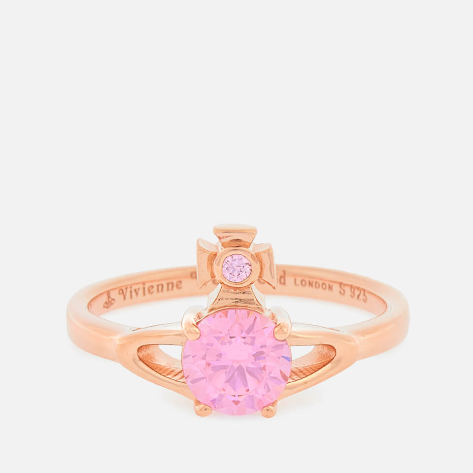 Vivienne Westwood Women's Reina Petite Ring - Pink Gold Pink