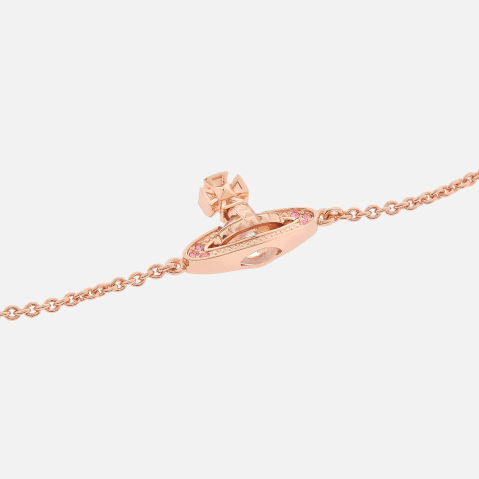 Vivienne Westwood Women's Pina Bas Relief Bracelet - Pink Gold Light Rose