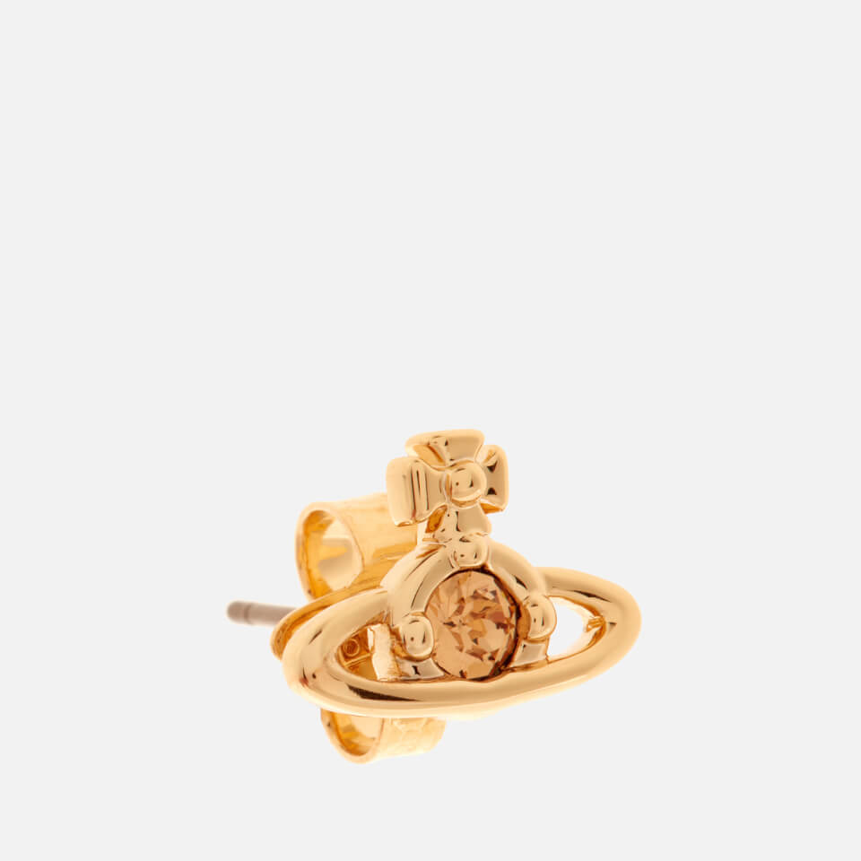 Vivienne Westwood Women's Nano Solitaire Earrings - Gold Light Colorado Topaz