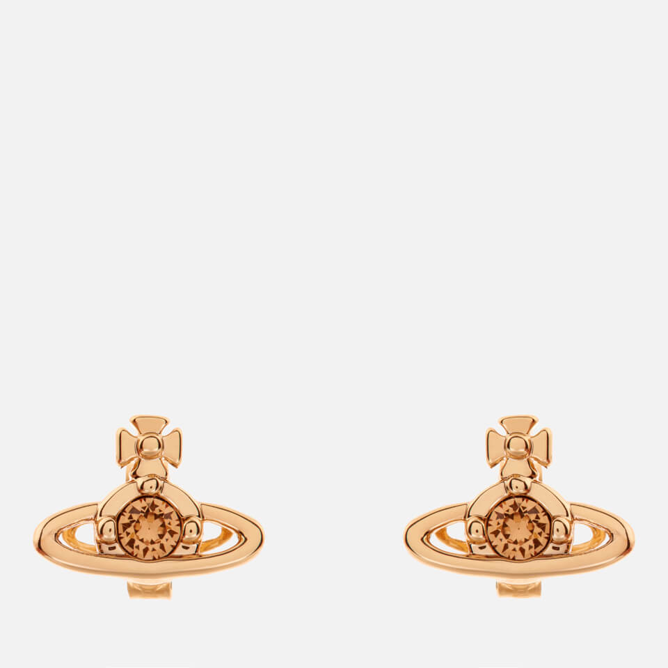 Vivienne Westwood Women's Nano Solitaire Earrings - Gold Light Colorado Topaz