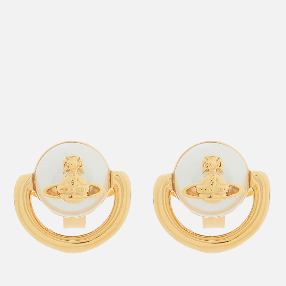 Vivienne Westwood Women's Celia Small Earrings - Gold Cream