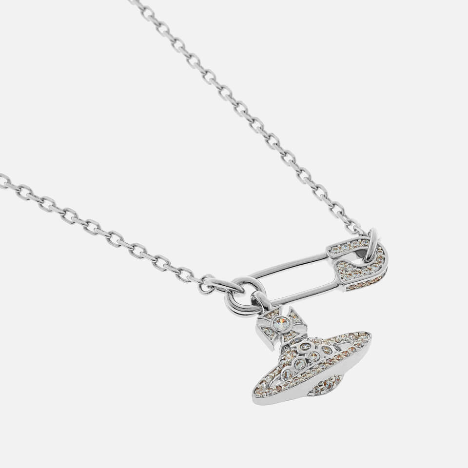 Vivienne westwood shop safety pin necklace