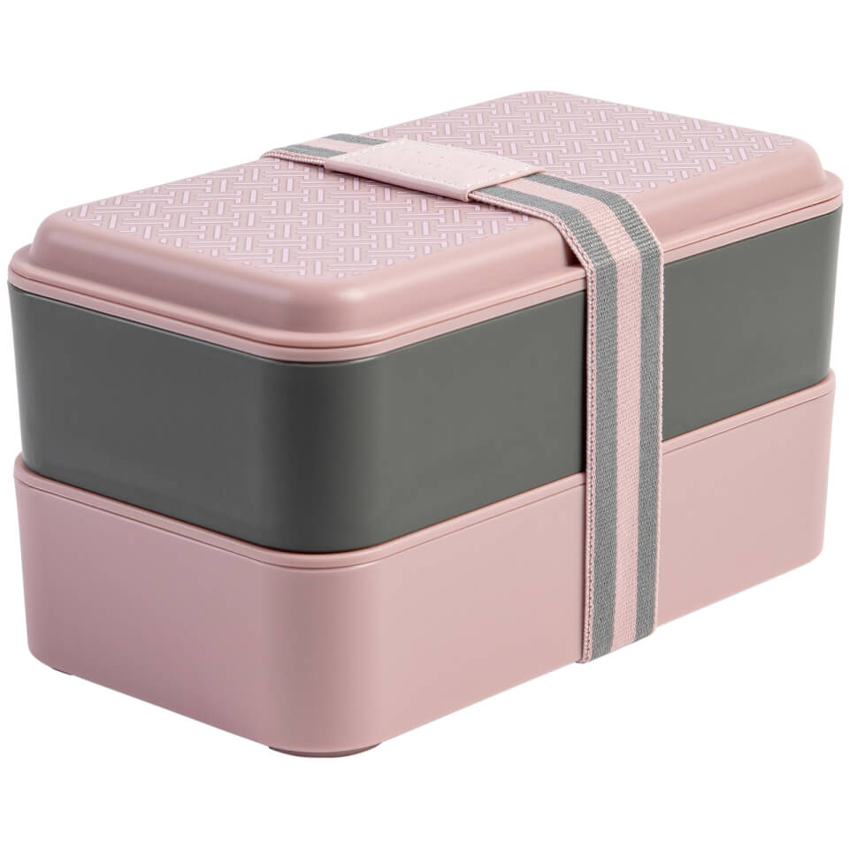 Ted Baker Women's Stackable Lunch Boxes - Dusky Pink