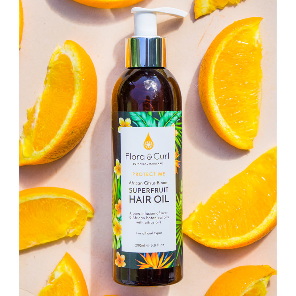 Flora & Curl African Citrus Superfruit Hair Oil 200ml