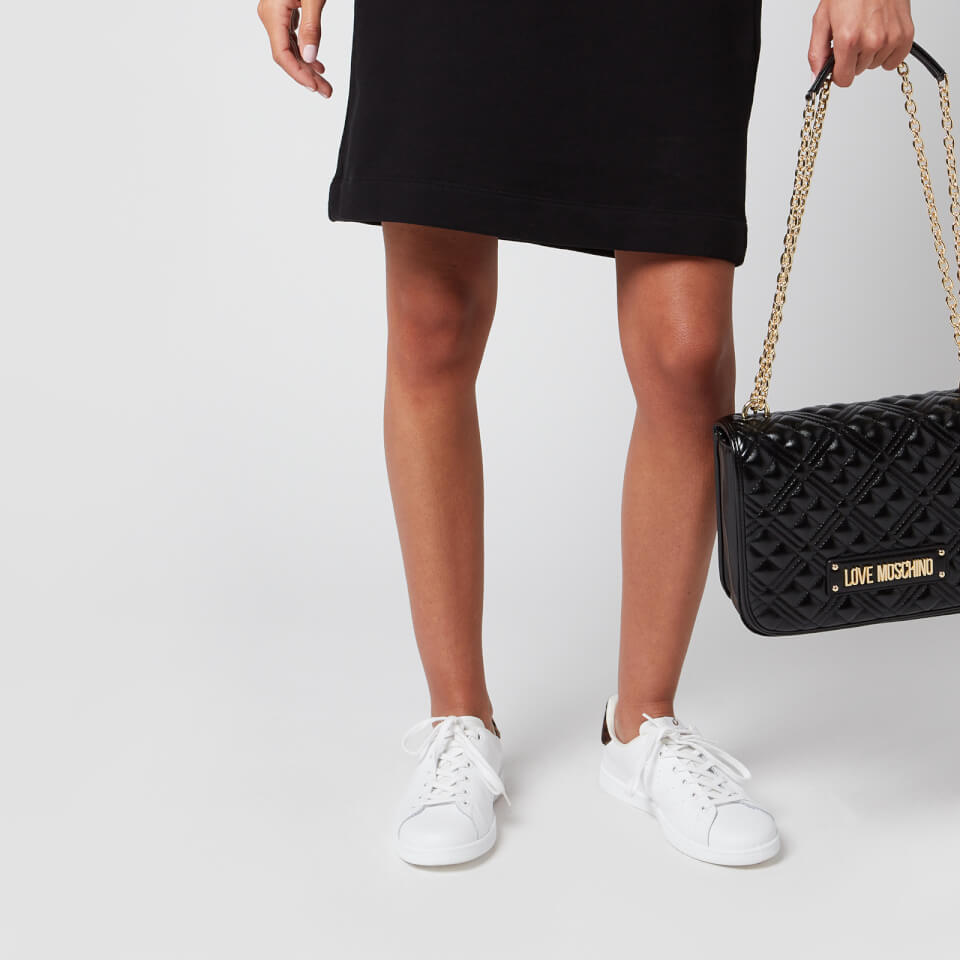 Love Moschino Women's Quilted Small Shoulder Bag - Black