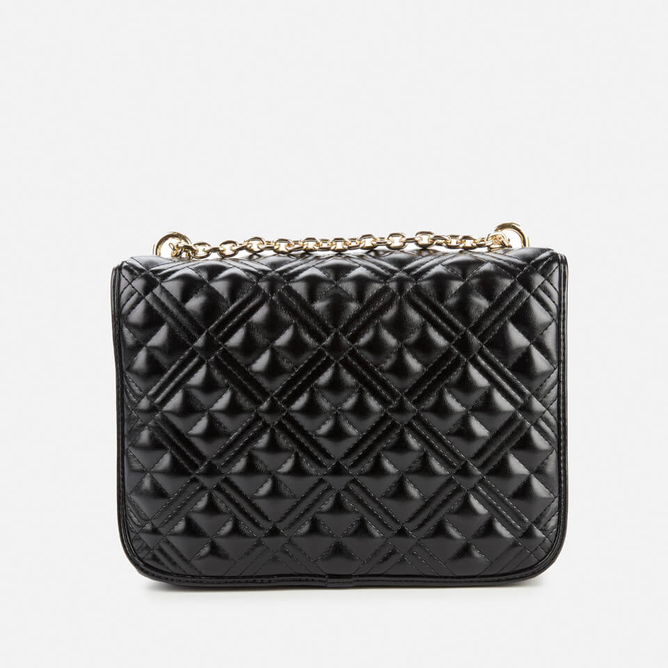 Love Moschino Women's Quilted Small Shoulder Bag - Black